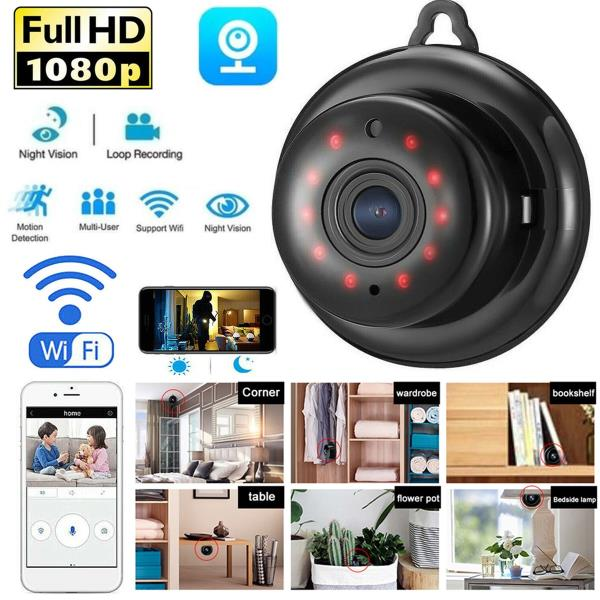 WiFi CCTV Camera 1080P Wireless Security Cam with Night Vision IR – Indoor Outdoor Home Surveillance
