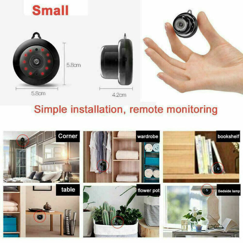 WiFi CCTV Camera 1080P Wireless Security Cam with Night Vision IR – Indoor Outdoor Home Surveillance