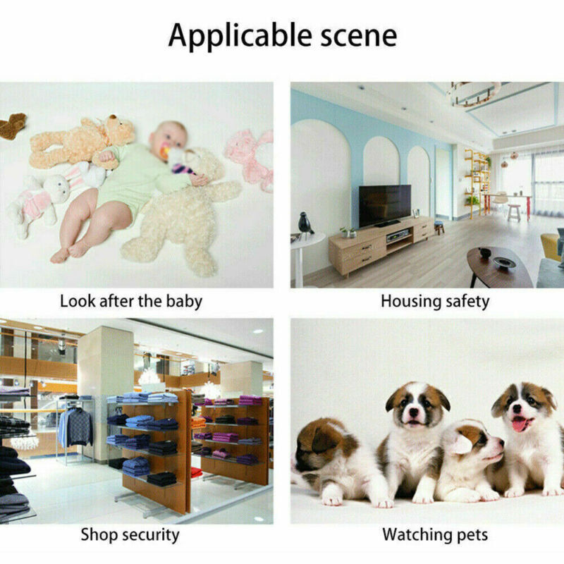 WiFi CCTV Camera 1080P Wireless Security Cam with Night Vision IR – Indoor Outdoor Home Surveillance